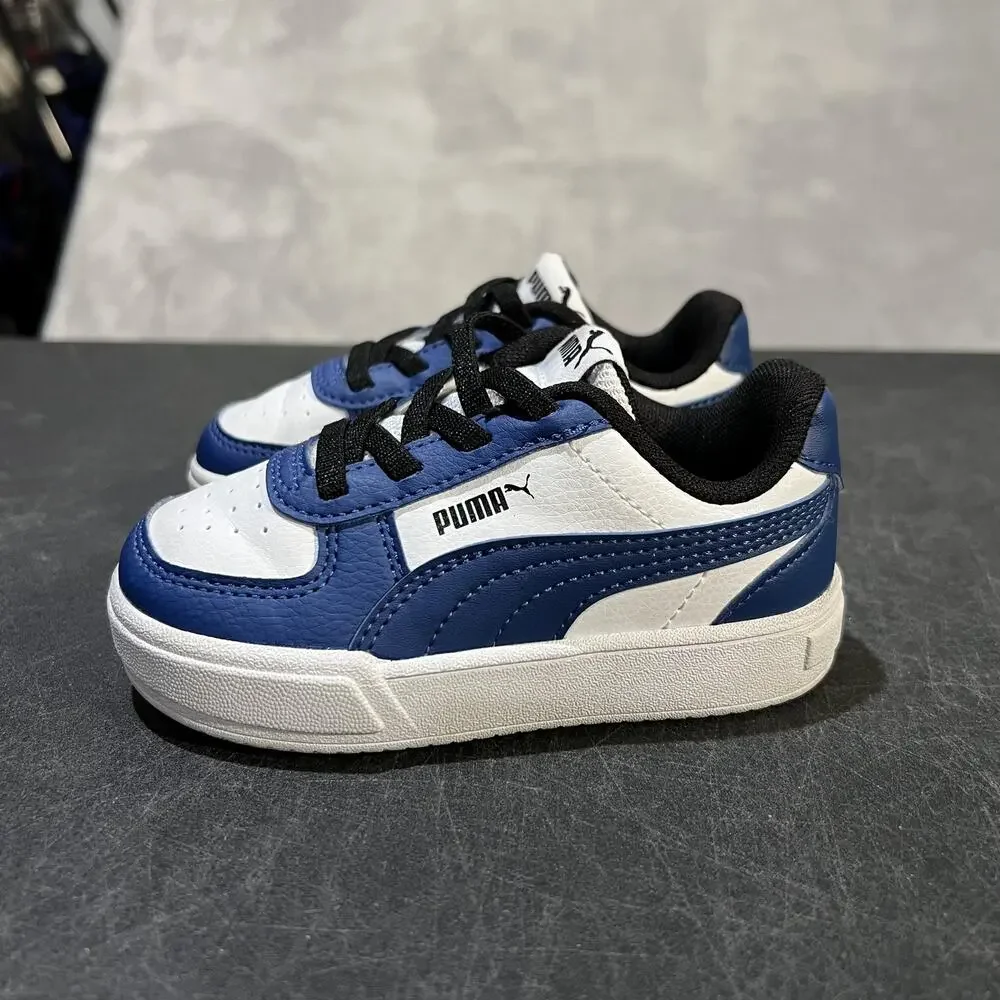 PUMA Caven 2.0 Shoes Toddler Size 7C Blue White Synthetic Sneakers 396318